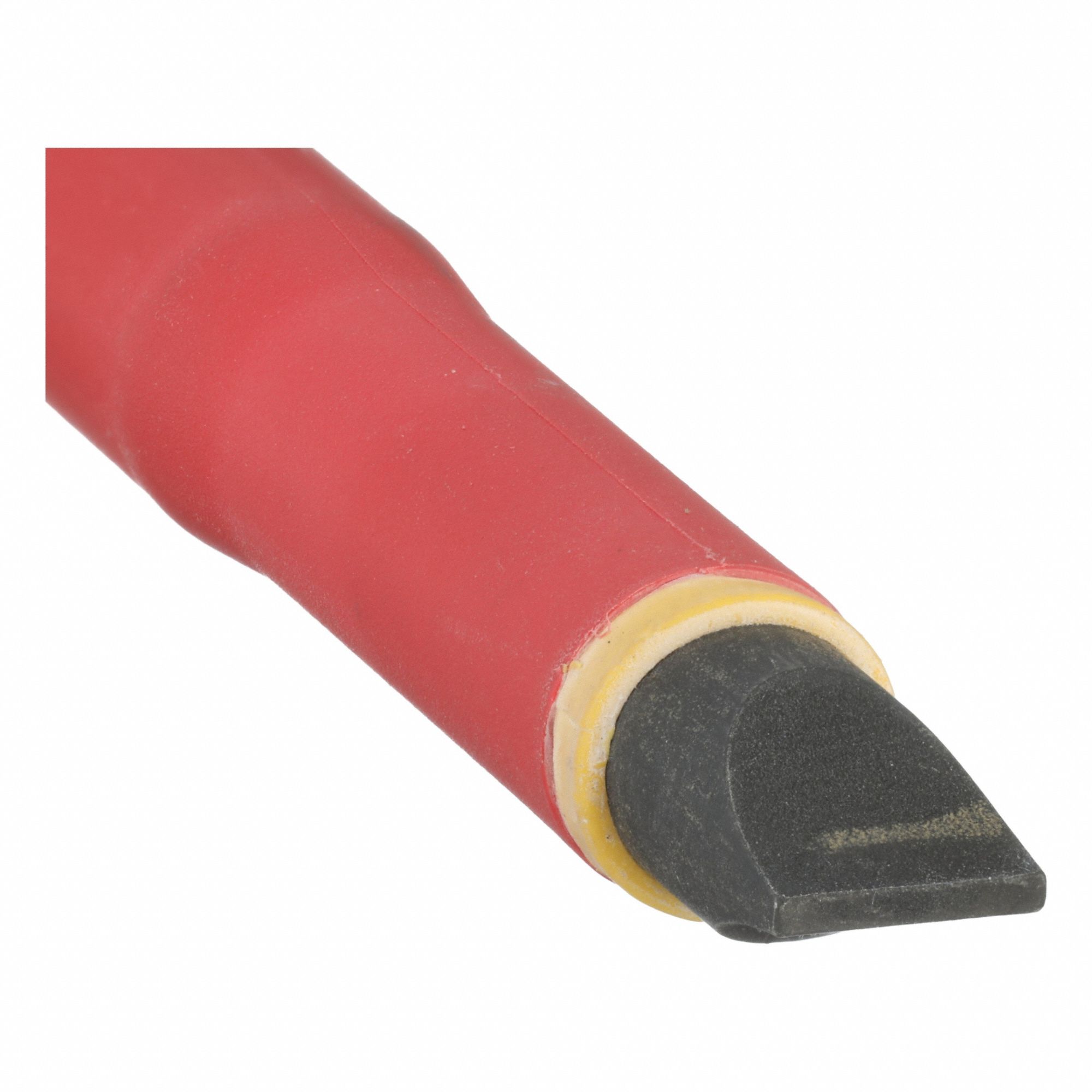 Insulated Slotted Screwdriver: 3/8 in Tip Size, Extra Long Lg, 14 in Overall Lg, Insulated