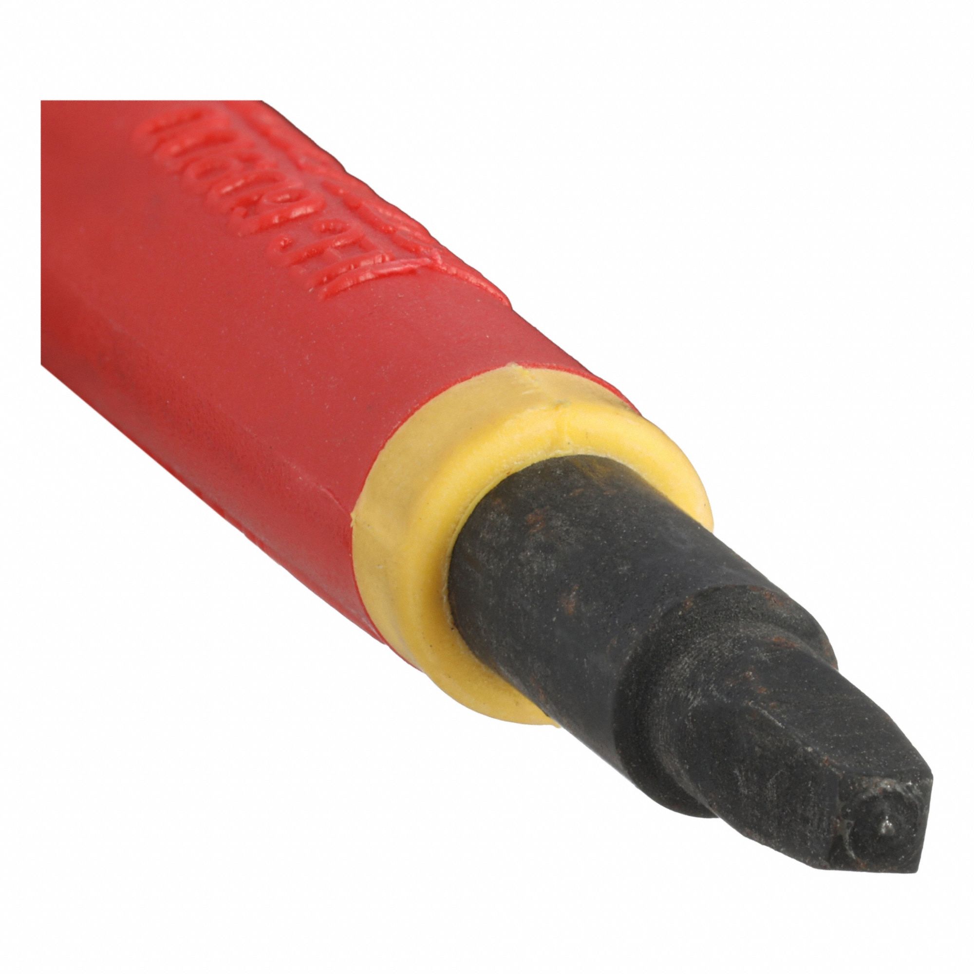Insulated Square Screwdriver: Std Lg, Friction, #1 Tip Size, 7 in Overall Lg, Cushion Grip