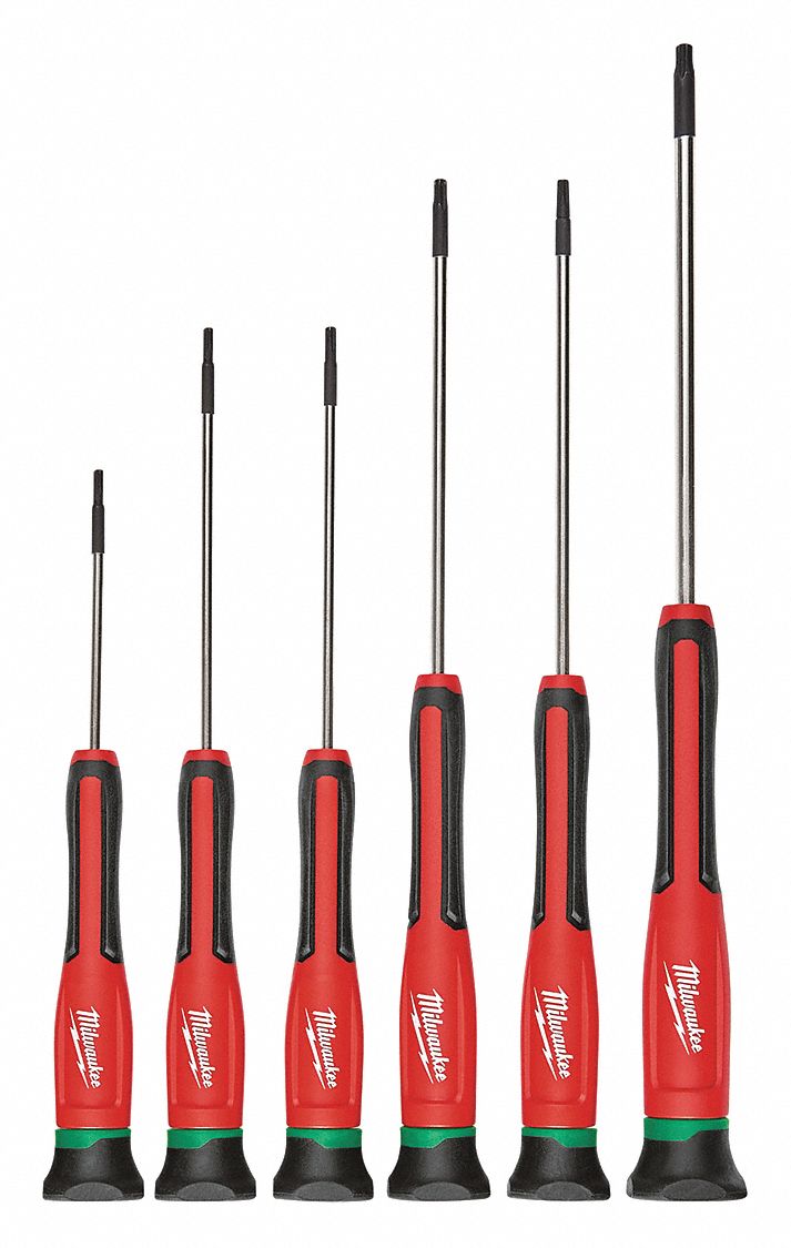 PRECISION DRIVERS TORX, 6PC