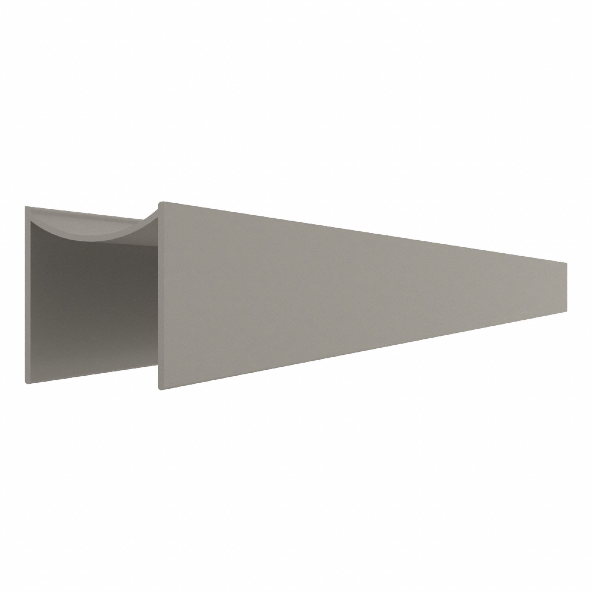 HADRIAN Alcove Channel: Aluminum, Anodized Aluminum, 57 in Overall Ht, 1 1/8 in Overall Wd (MPN 560157-535). Key specifications — Finish: Anodized Aluminum; Component Type: Alcove Channel; Brand: HADRIAN.