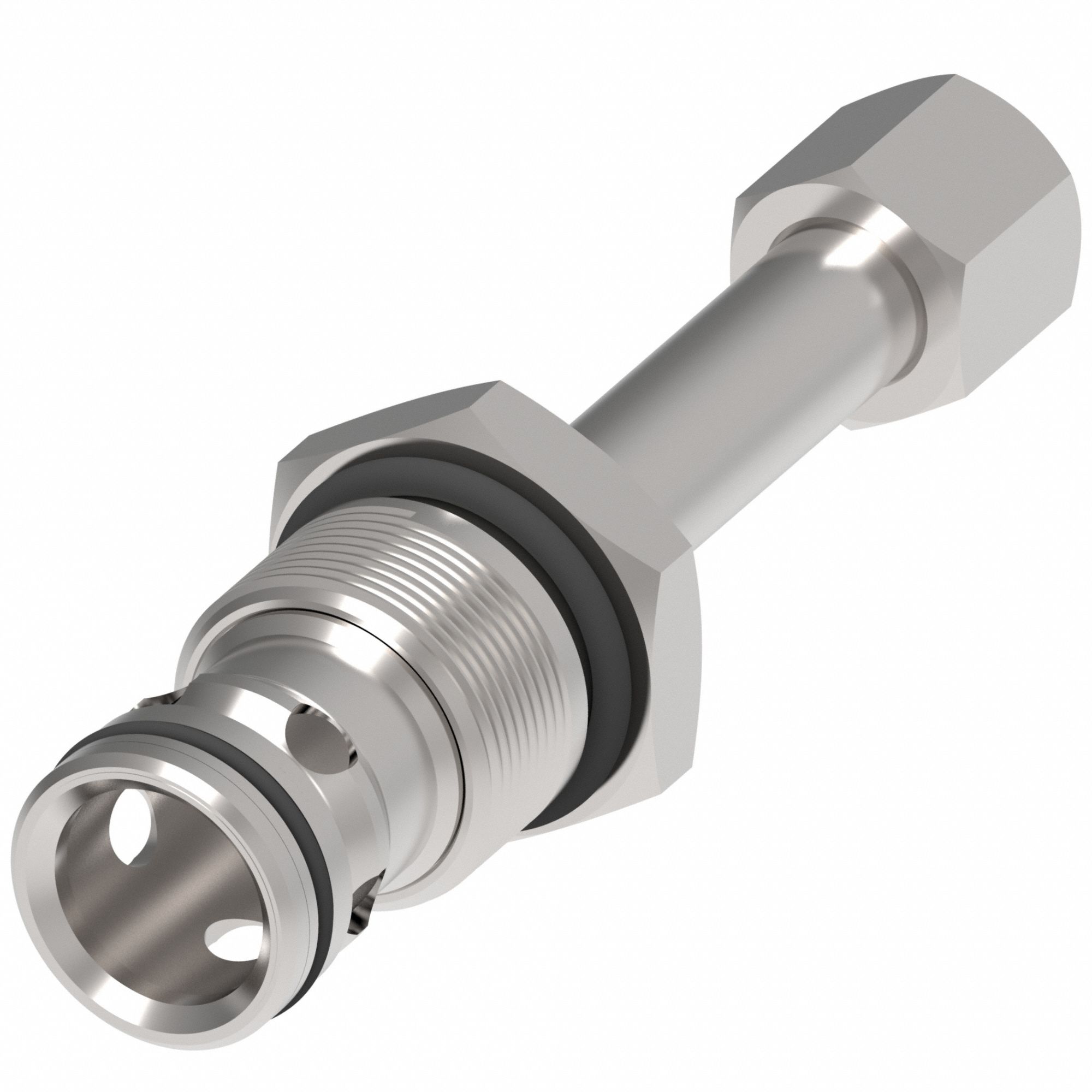 CHAR-LYNN Solenoid Valve: Two Positions, Normally Open, Two-Way, C-12-2 Valve Cavity Size, Nitrile (MPN 02-161311). Key specifications — attr1012059: 02-161311; attr1250696: SV3-12-O; attr1011660: Nitrile; attr1011635: CHAR-LYNN; attr1011636: Steel; attr1011644: C-12-2.