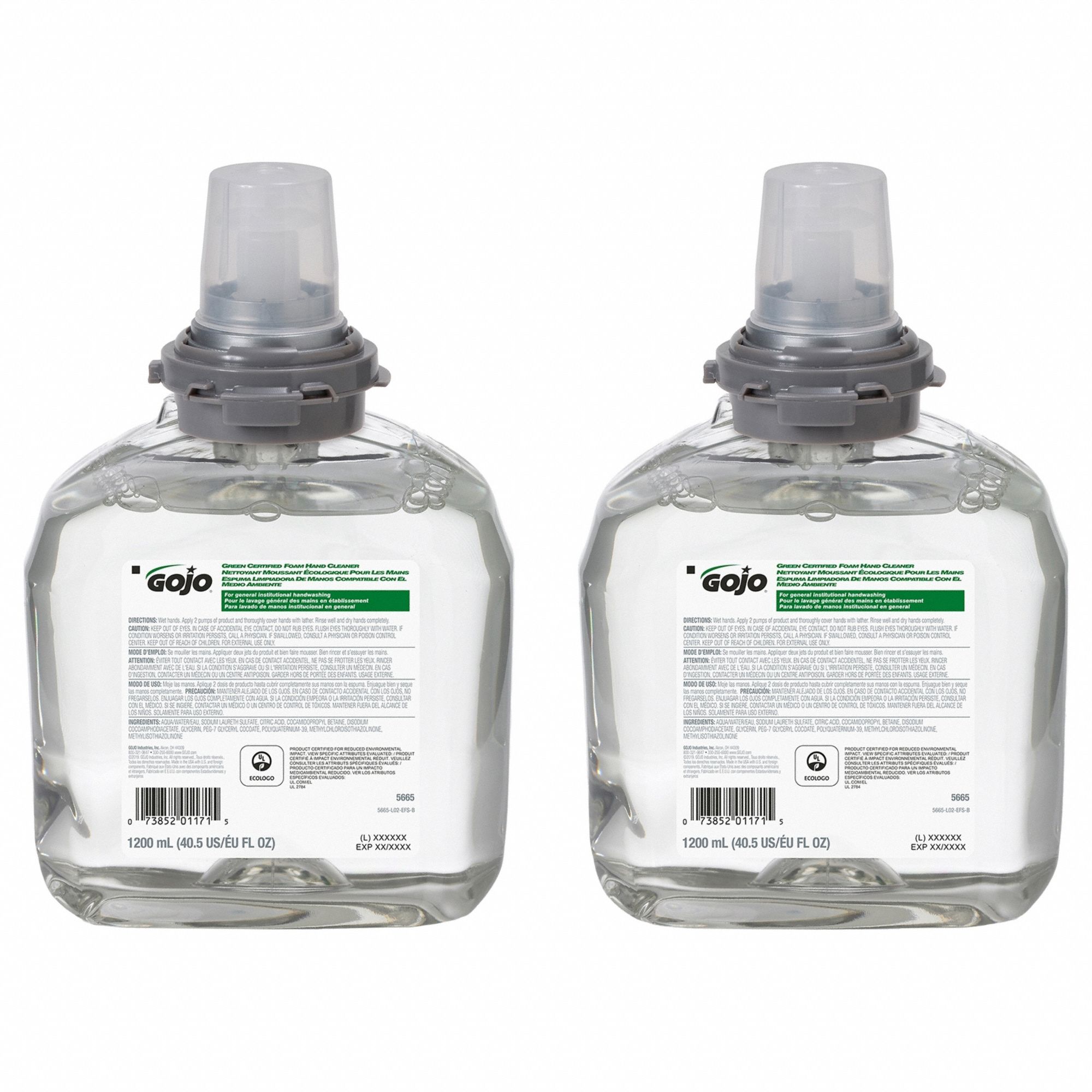 SAVON MAINS MOUSSE TFX 1200ML 2/C