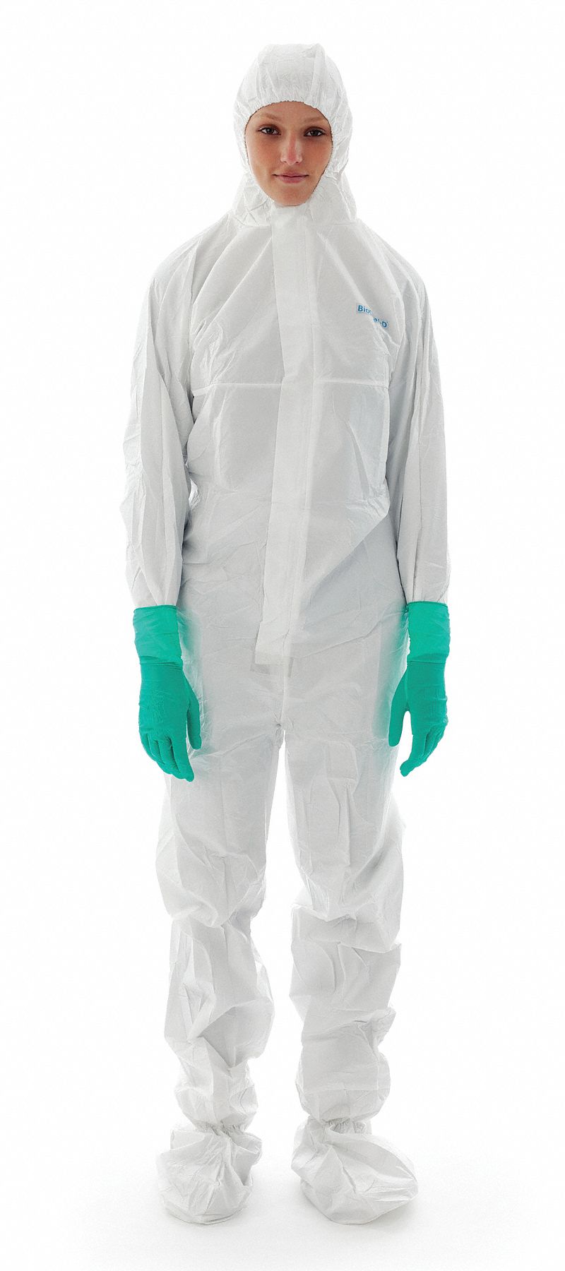 Coveralls: ISO 4 (Class 10) and above, Non-Woven Laminate Polyethylene/Polypropylene, 20 PK