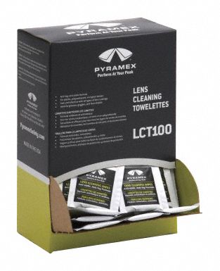 Lens Cleaning Tissues: Individually Wrapped, Anti-Fog/Anti-Static, 100 PK