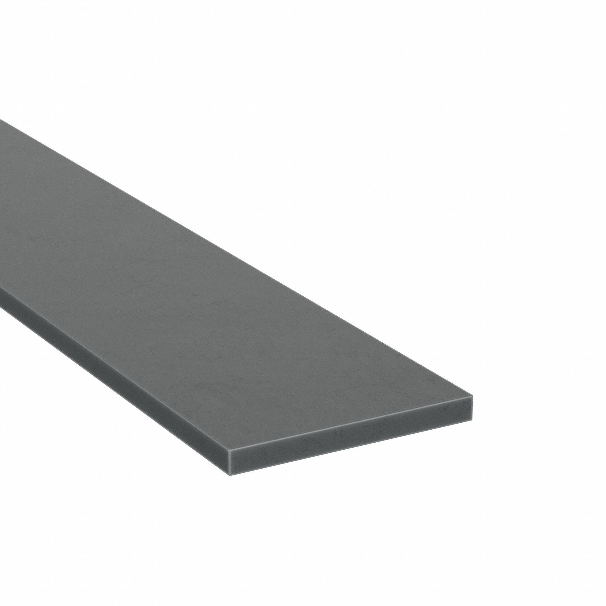 Rubber Strip: Buna-N, Std, 1/4 in Thick, 1 in x 10 ft, Black, 60 Shore A Durometer, -30°F to 250°F