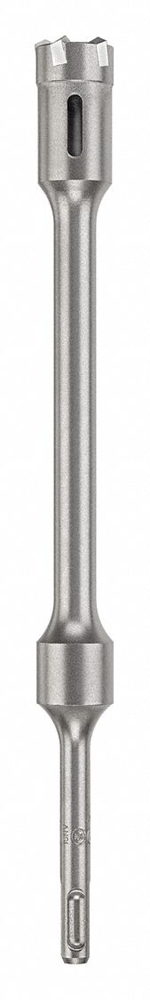 Rebar Cutter Drill Bit: 1 in Drill Bit Size, 10 in Max Drilling Dp, 12 in Overall Lg
