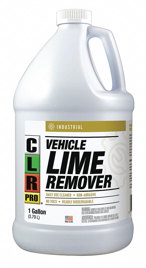 Vehicle Lime Remover: Jug, 1 gal Container Size, Ready to Use, Liquid