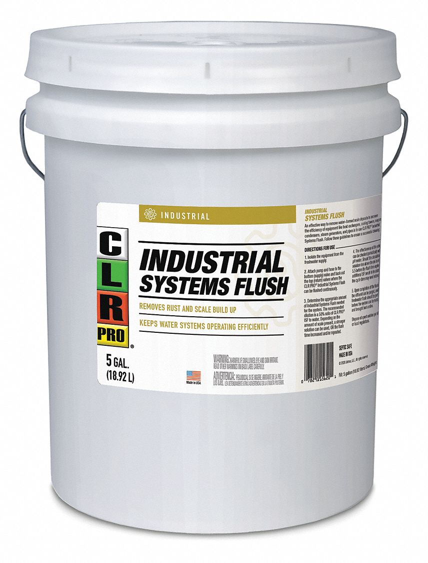 CLR PRO Water System Flush, 5 gal. 56DY59GIISF5PRO Grainger