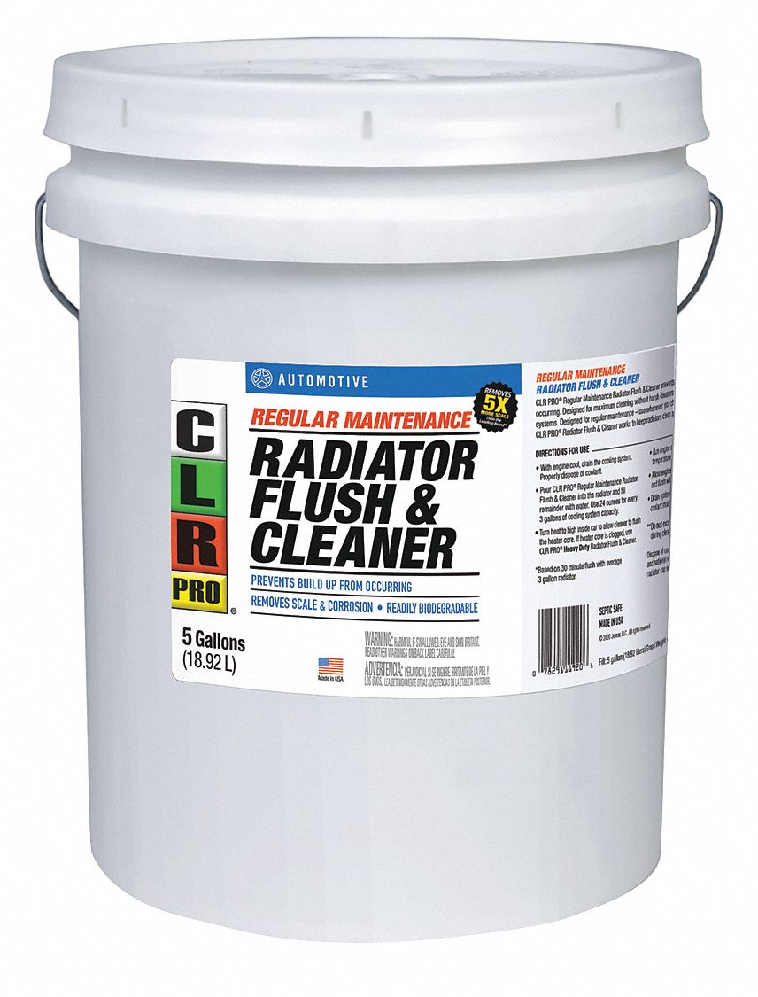 CLR PRO 5 gal Pail Radiator Cleaner, Clear 56DY65GARMRFC5PRO