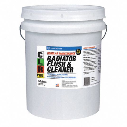 CLR PRO 5 gal Pail Radiator Cleaner, Clear 56DY65GARMRFC5PRO Grainger