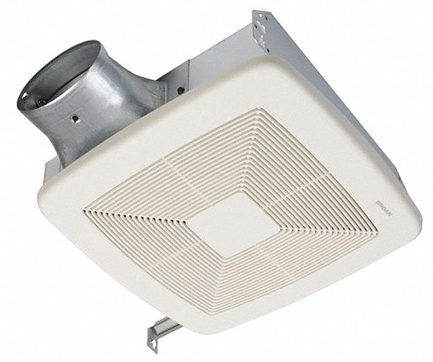 BROAN Low Profile Bathroom Fan, 50 cfm 56EC10LP50100DC Grainger