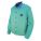 WELDING JACKET, COWHIDE, BLUE/GREEN, CANVAS, FLAME RESISTANT, SNAPS, L