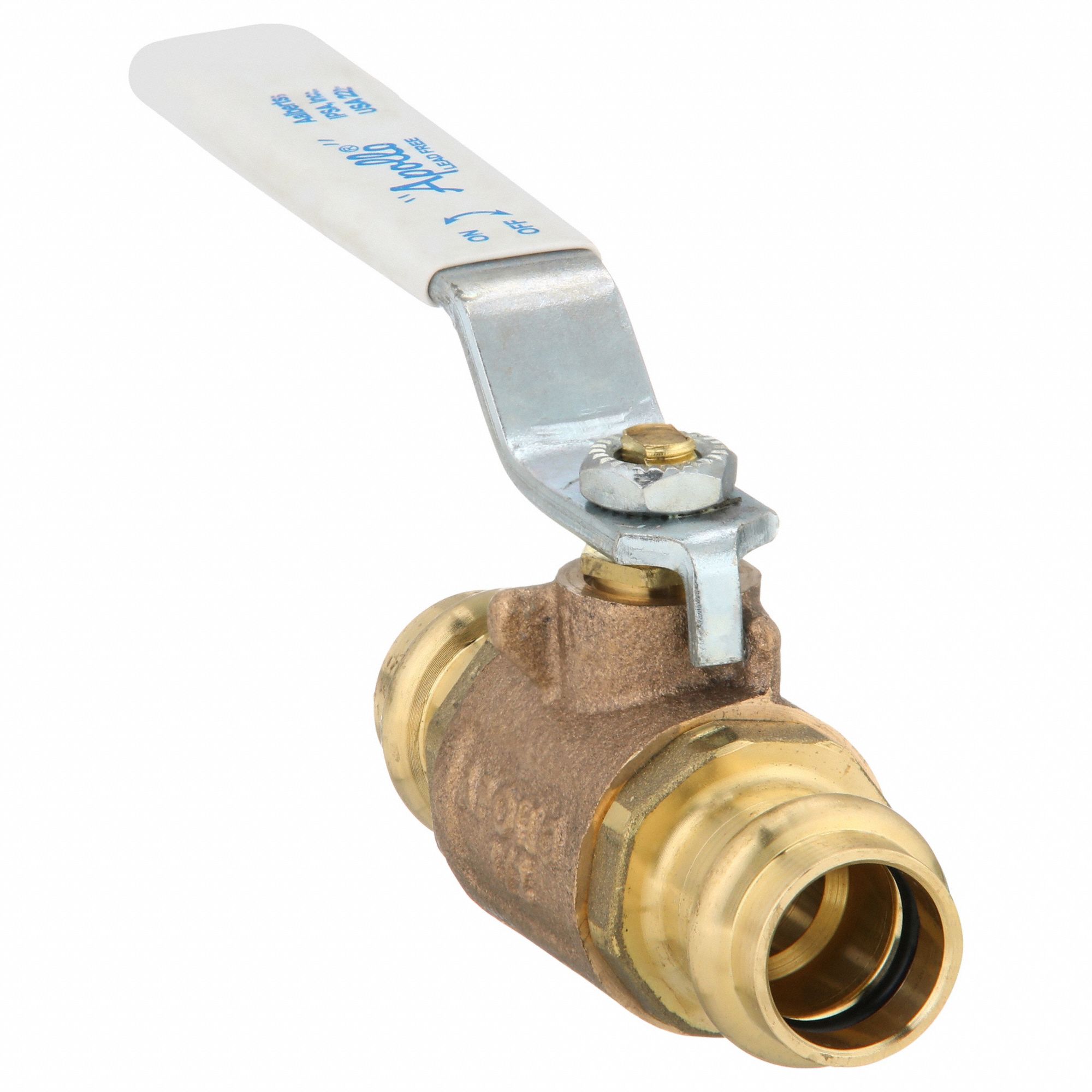 MANUAL 2-WAY BALL VALVE,PRESS,BRONZE
