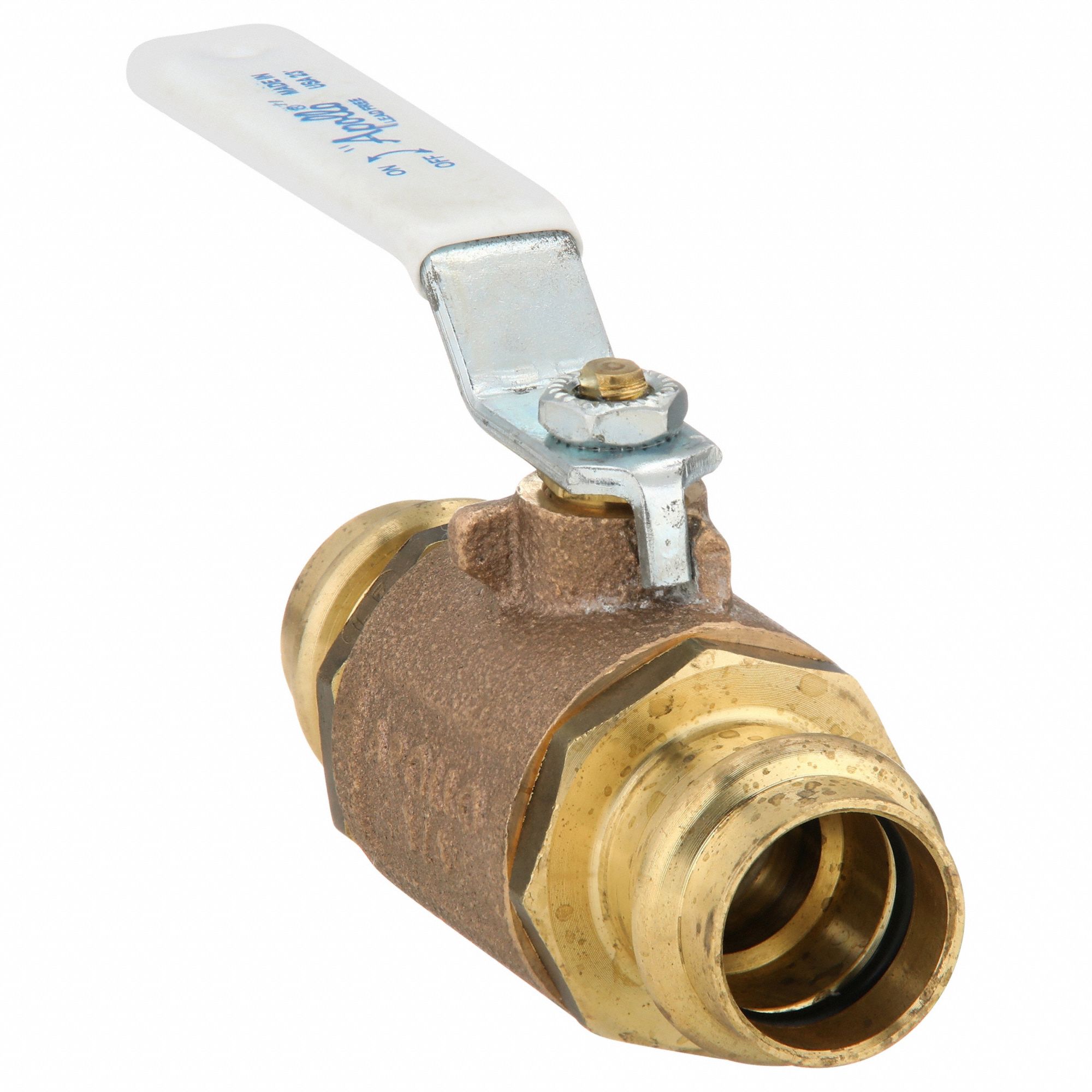 MANUAL 2-WAY BALL VALVE,PRESS,BRONZE