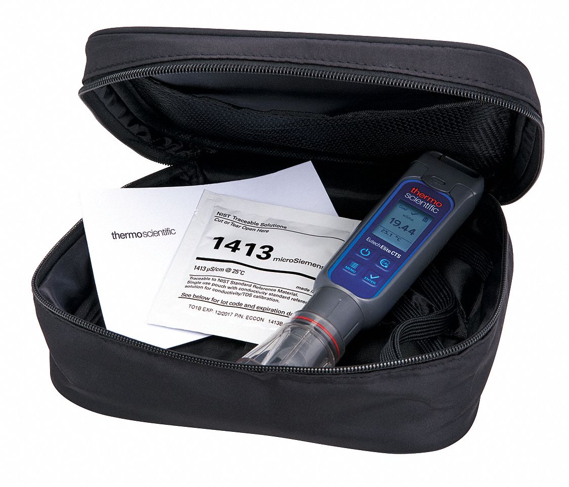 CTS Waterproof Pocket Tester Kit: Handheld, 0 to 20 mS/cm, 0 to 10.0 ppt, 0 to 1999mV