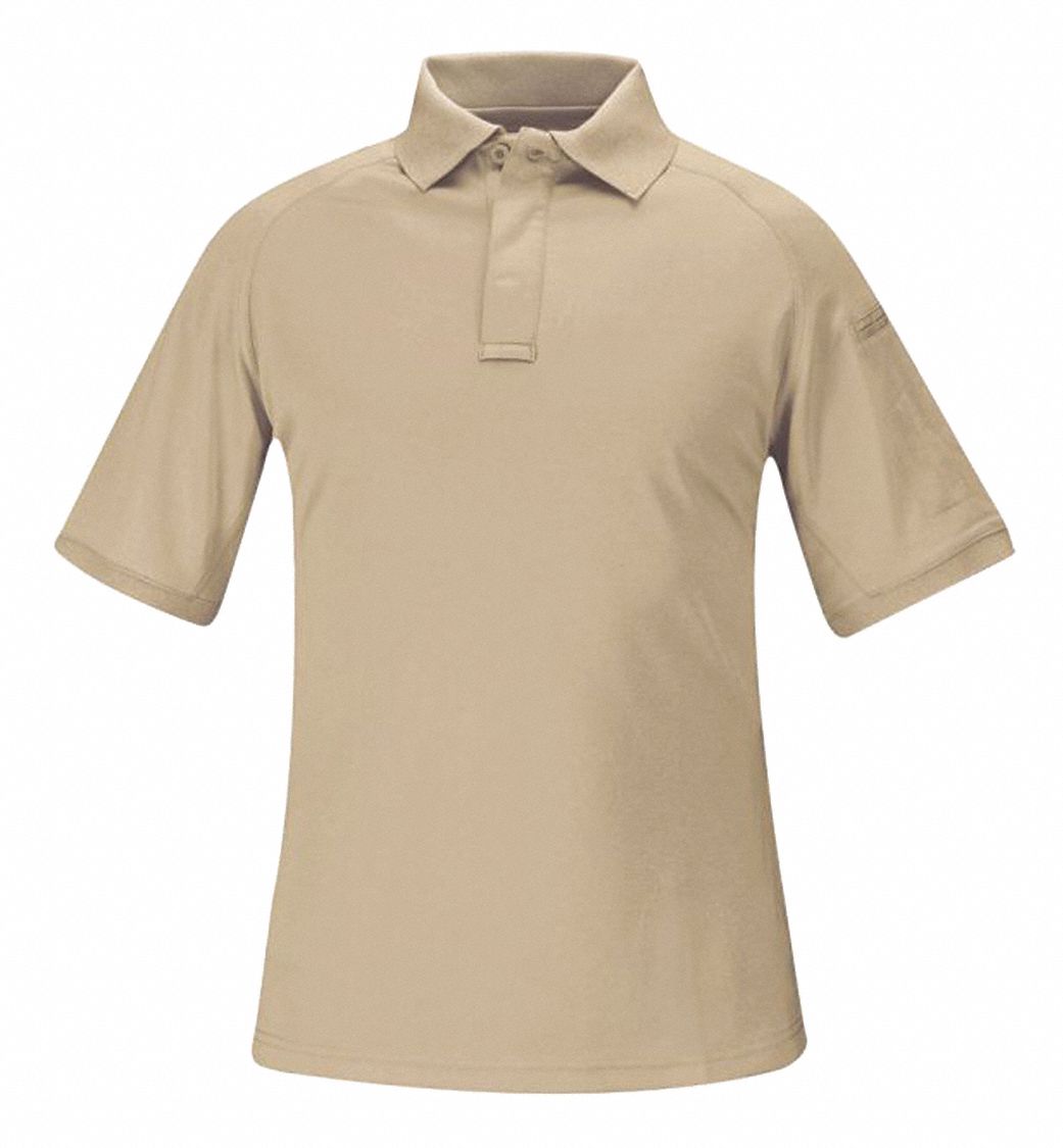 PROPPER Tactical Polo, 5XL, Silver Tan - 56ER33|F53220A2265XL - Grainger