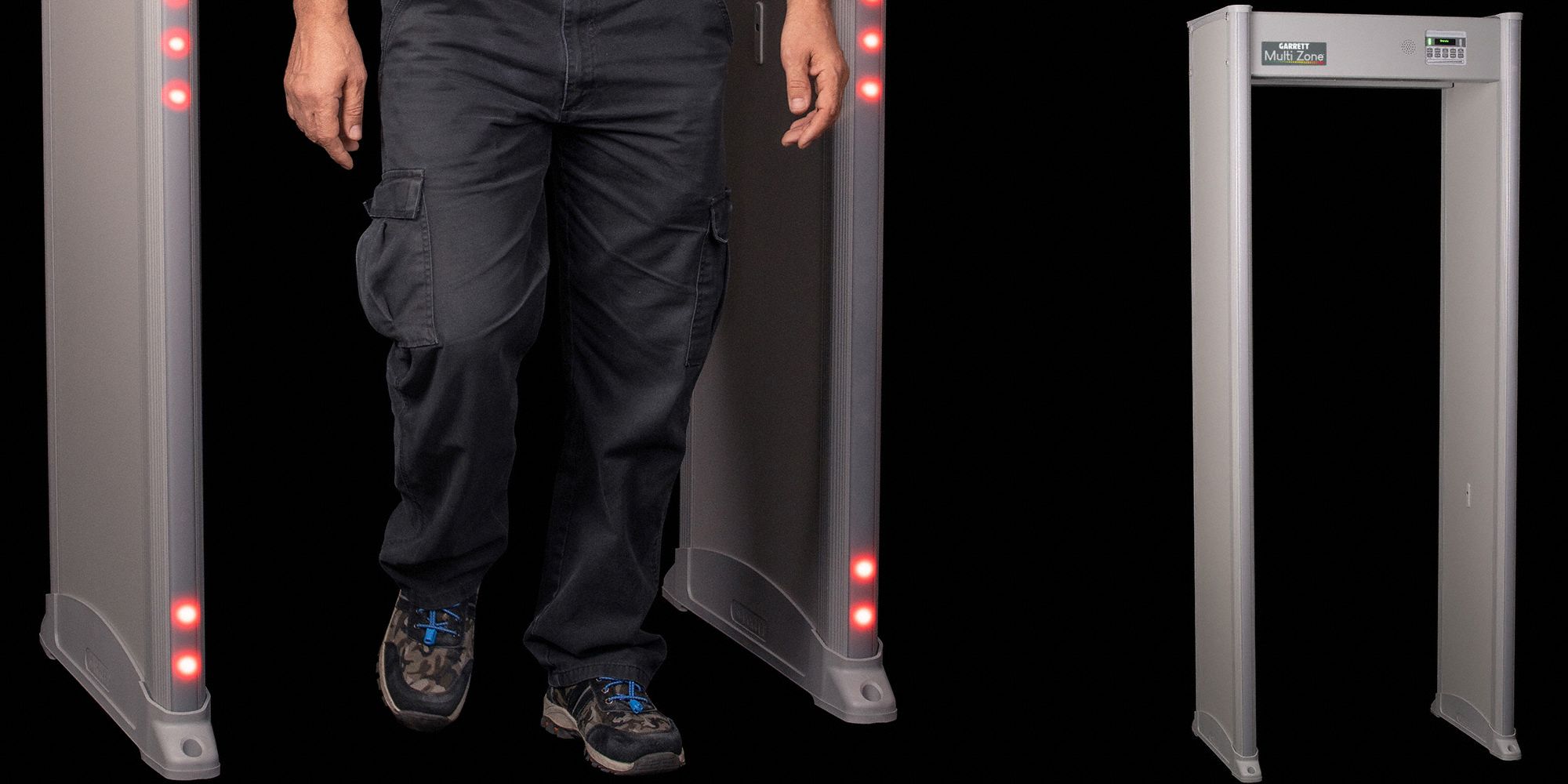 GARRETT METAL DETECTORS WalkThrough Metal Detector WalkThrough, 1 1/