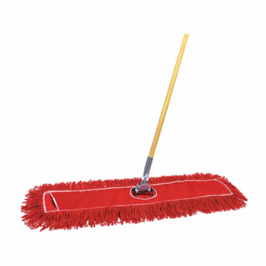 Tough Guy 6PVY8 Wet Mop, Red, Microfiber