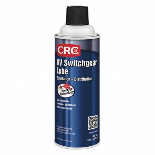 CRC Electrical Lubricant, Silicone, Net Fill 10 oz, Aerosol Can