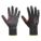 CUT-RESISTANT GLOVES, CORESHIELD, 15-GAUGE, XL/10, BLACK/ORANGE, 10 1/2 IN L, NITRILE/NYLON/HPPE