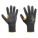 CUT-RESISTANT GLOVES, CORESHIELD, 13-GAUGE, XS/6, BLACK/YELLOW, 10 1/2 IN L, NITRILE/NYLON/HPPE