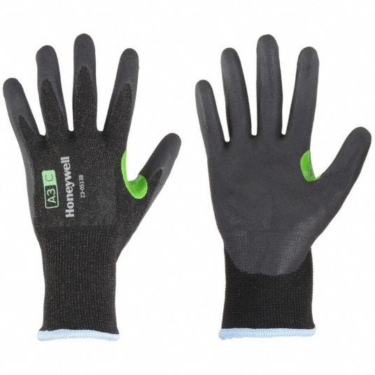 HONEYWELL, L ( 9 ), ANSI Cut Level A3, Cut-Resistant Gloves - 56FL34|23 ...