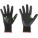 CUT-RESIST GLVS,NITRILE/HPPE,11,BLK,PR