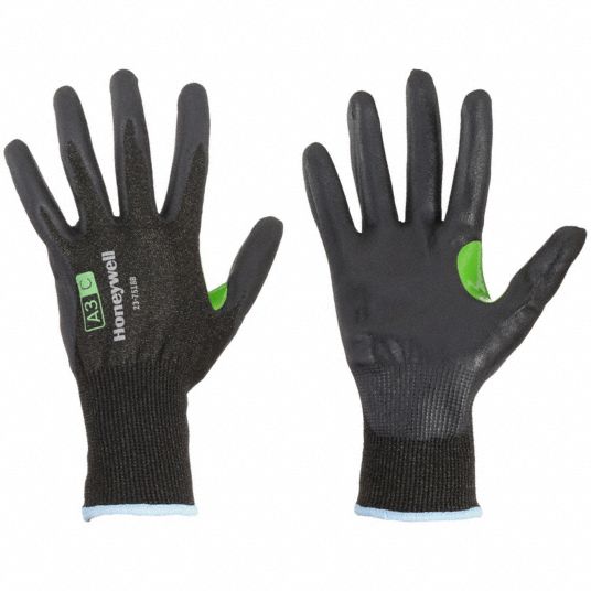 HONEYWELL, L ( 9 ), ANSI Cut Level A3, Cut-Resistant Gloves - 56FL46|23 ...