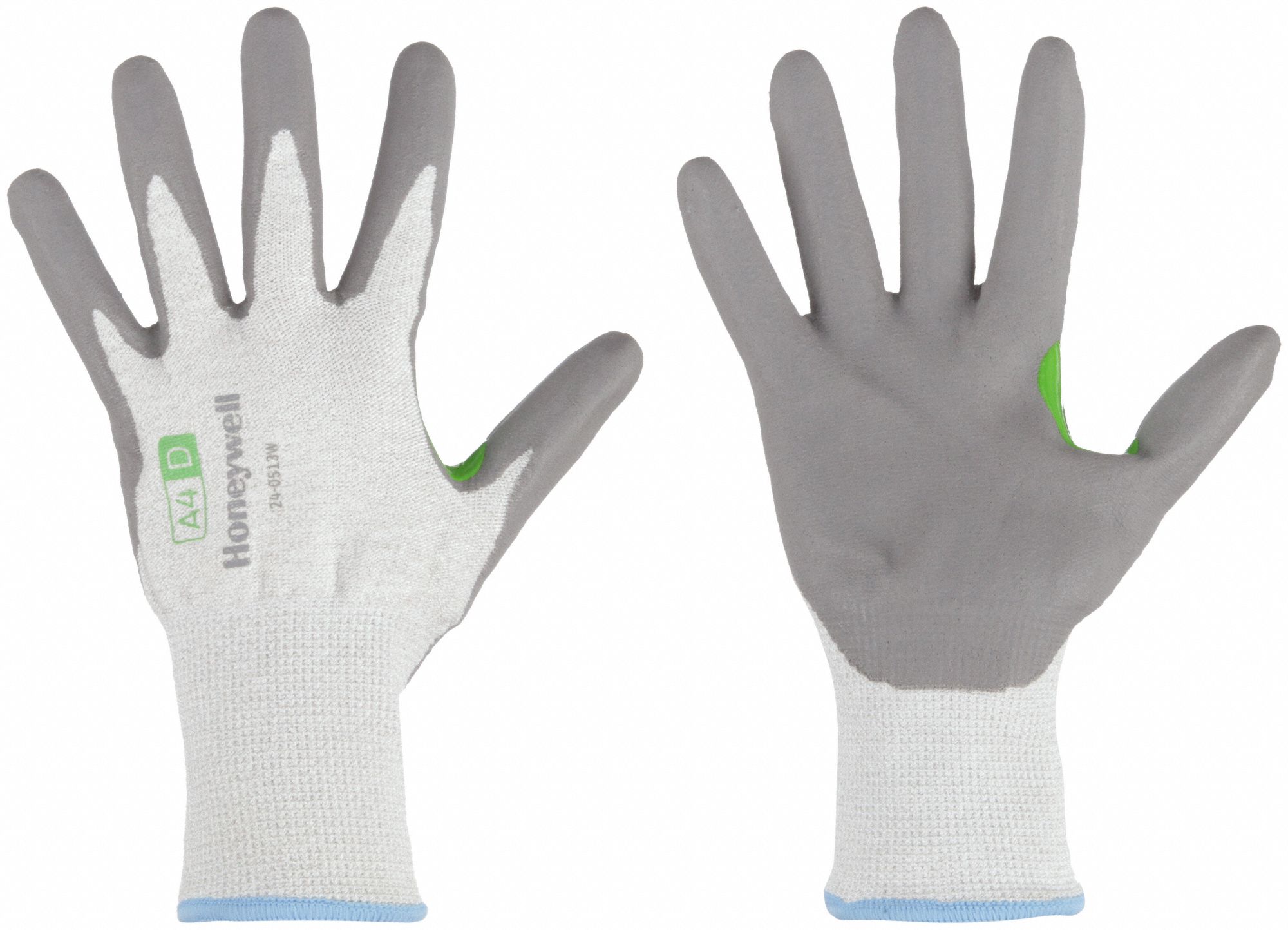 CUT-RESISTANT GLOVES, CORESHIELD, 13-GAUGE, XXL/11, WHITE/GREY, 10 1/2 IN L, NITRILE/NYLON/HPPE