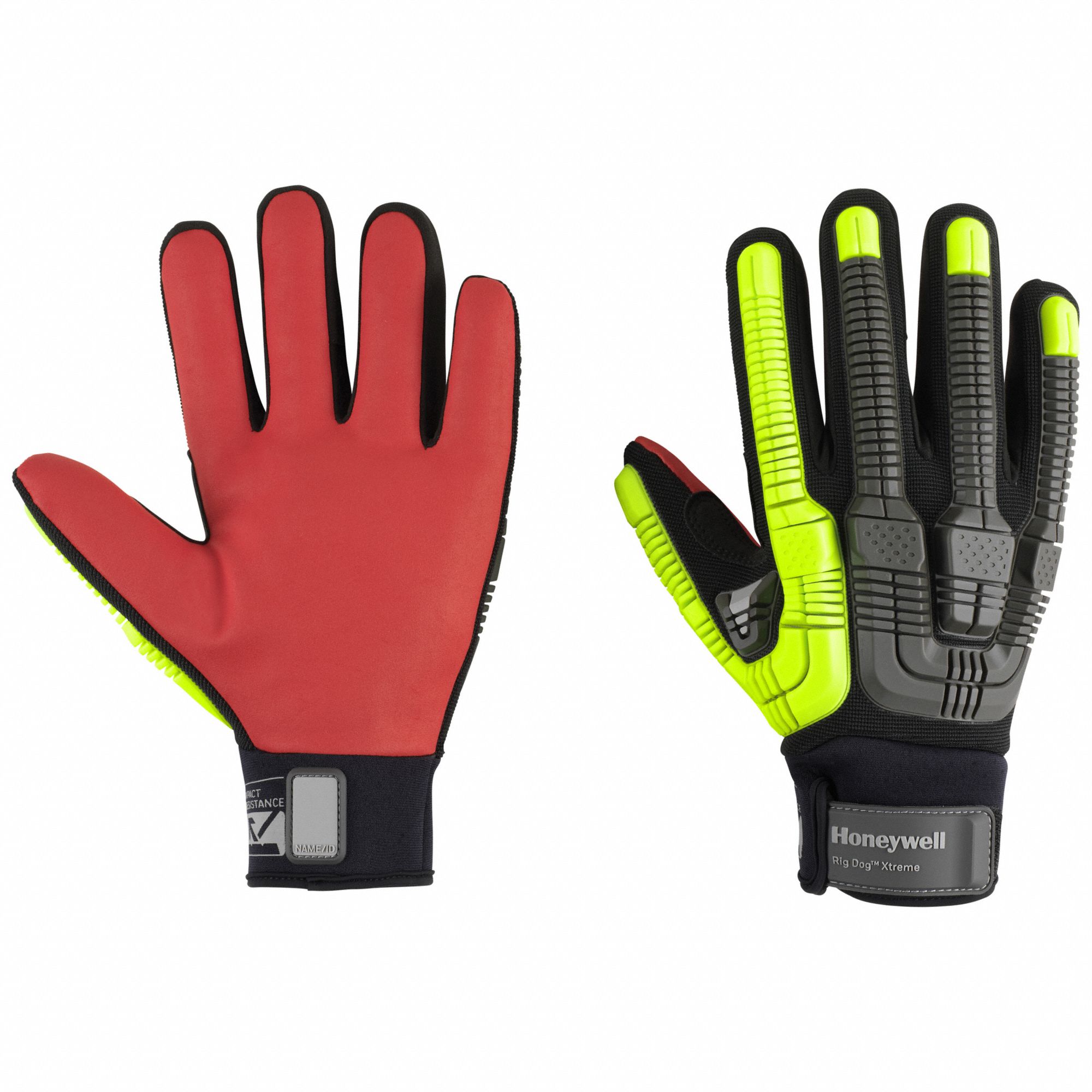 Mechanics Gloves: M ( 8 ), Mechanics Glove, Polyester, ANSI Cut Level A6, Palm Side, 1 PR