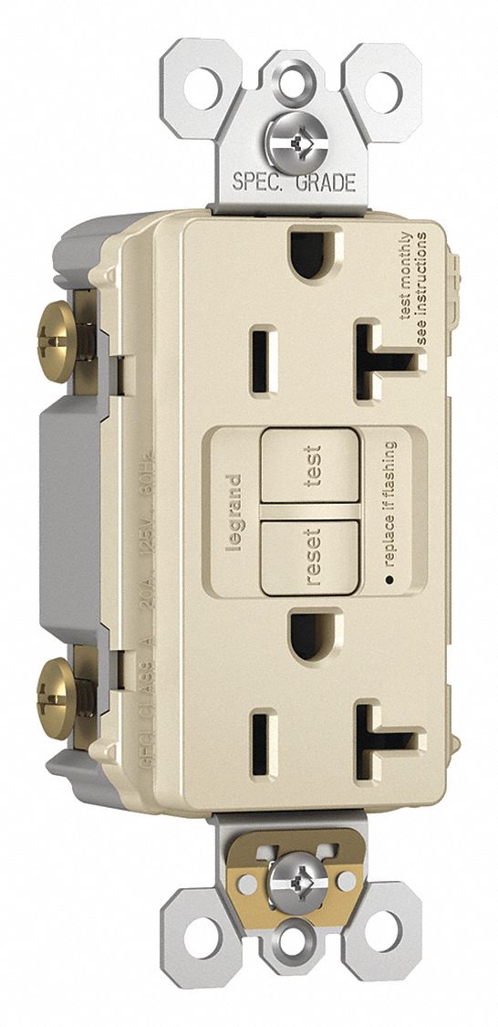 Power Inlet, 20A, 125VAC, Receptacle GFCI
