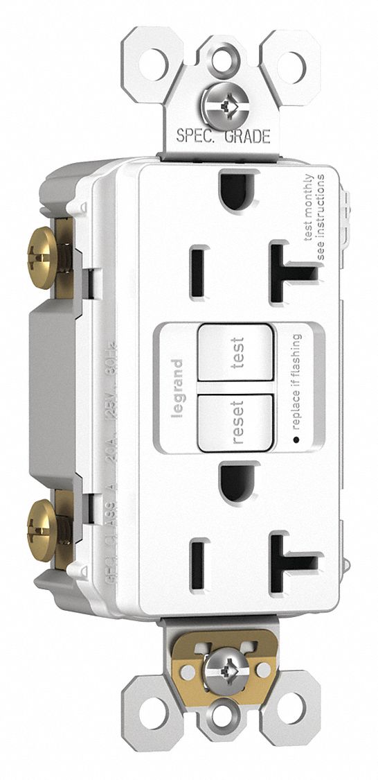 PowerInlet 20A 125VAC White Plastic