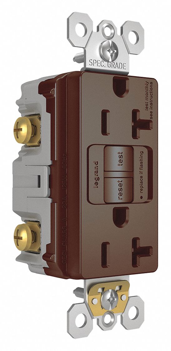 Power Inlet, 20A, 125VAC, Receptacle GFCI