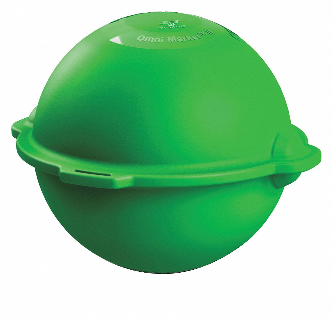 MARKER BALL, GREEN, SANITARY