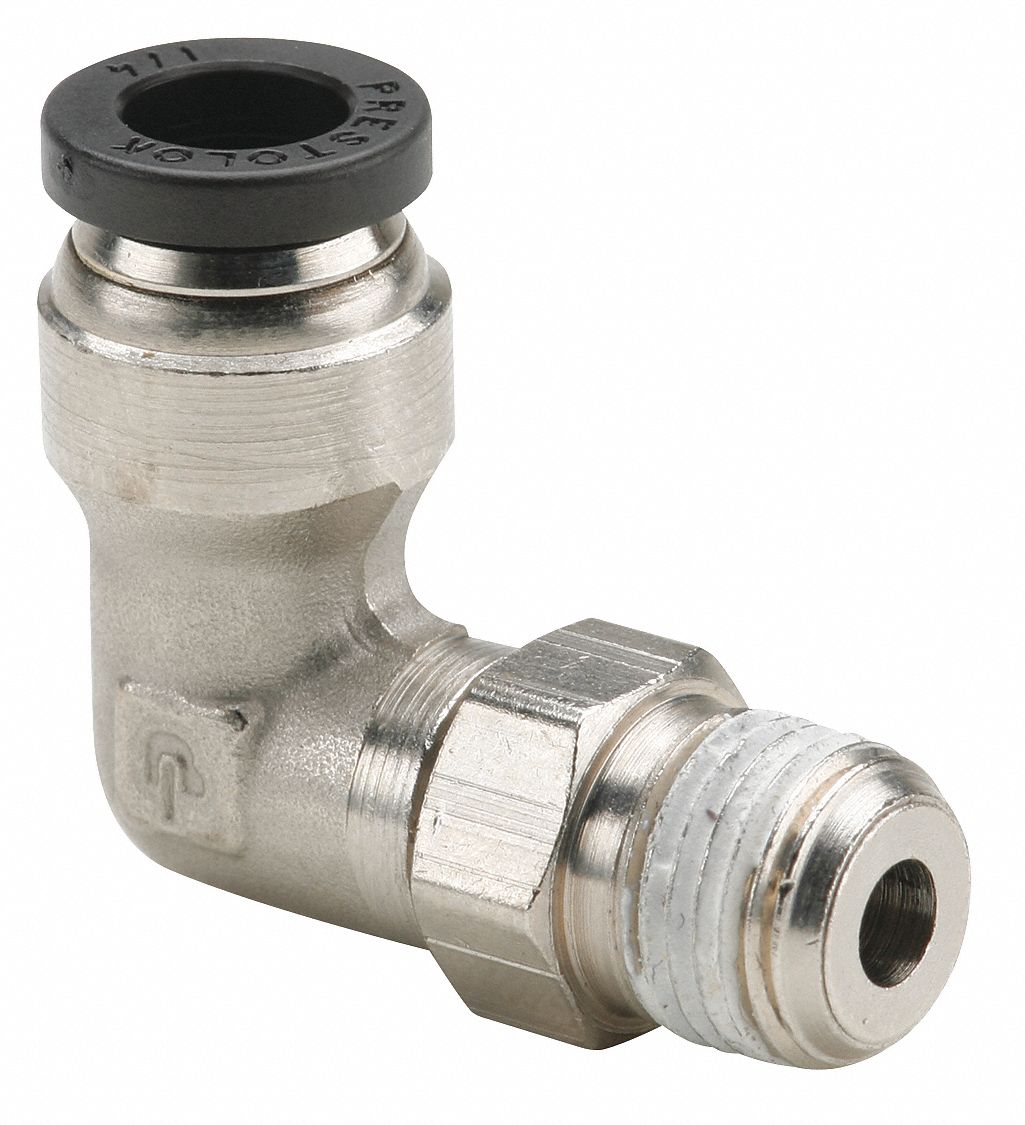 PARKERHANNIFIN Female Swivel Elbow, Tube Fitting Material Brass