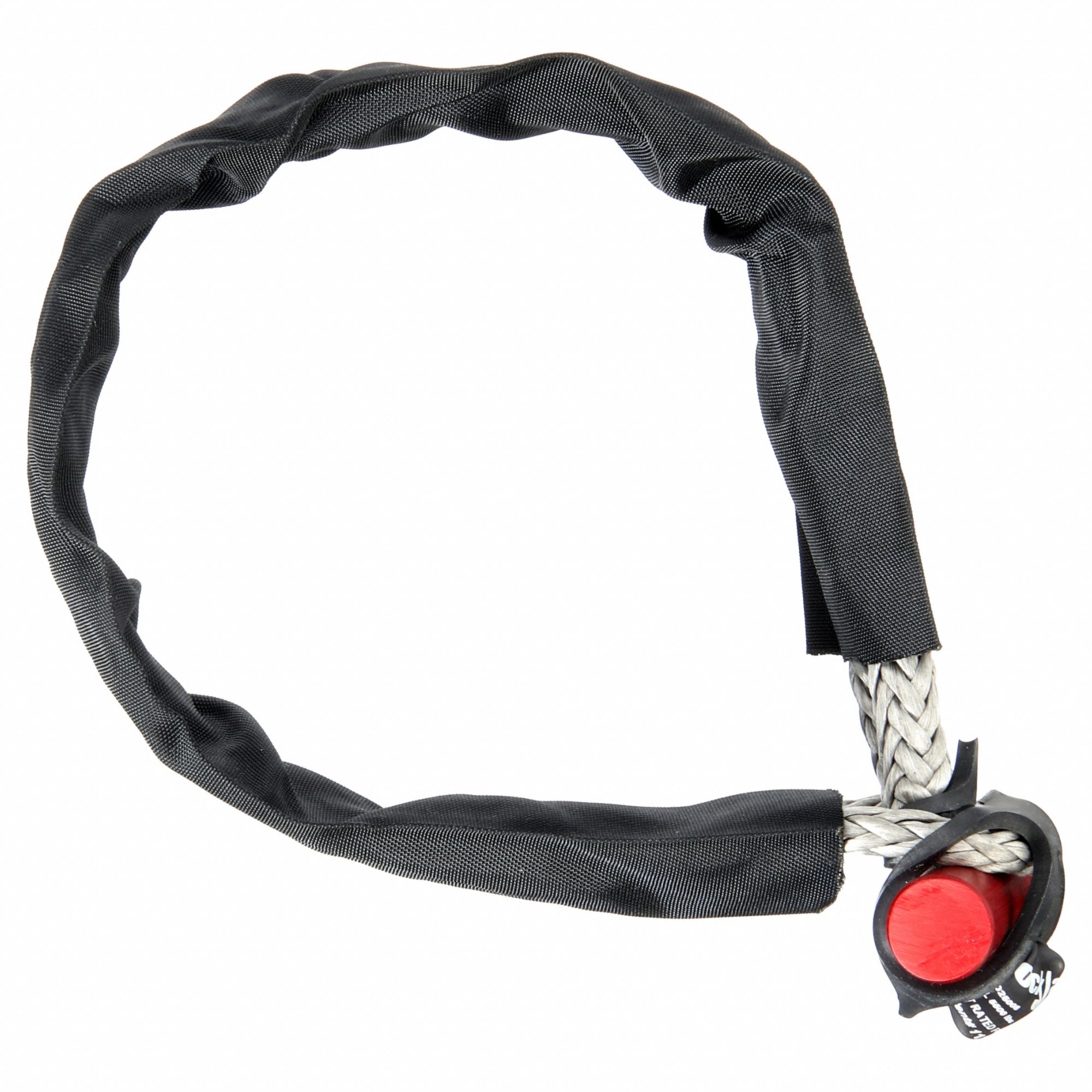 Soft Shackle: 5, 500 lb Working Load Limit, 16, 500 lbf Breaking Strength, 3/4 in Bar Dia