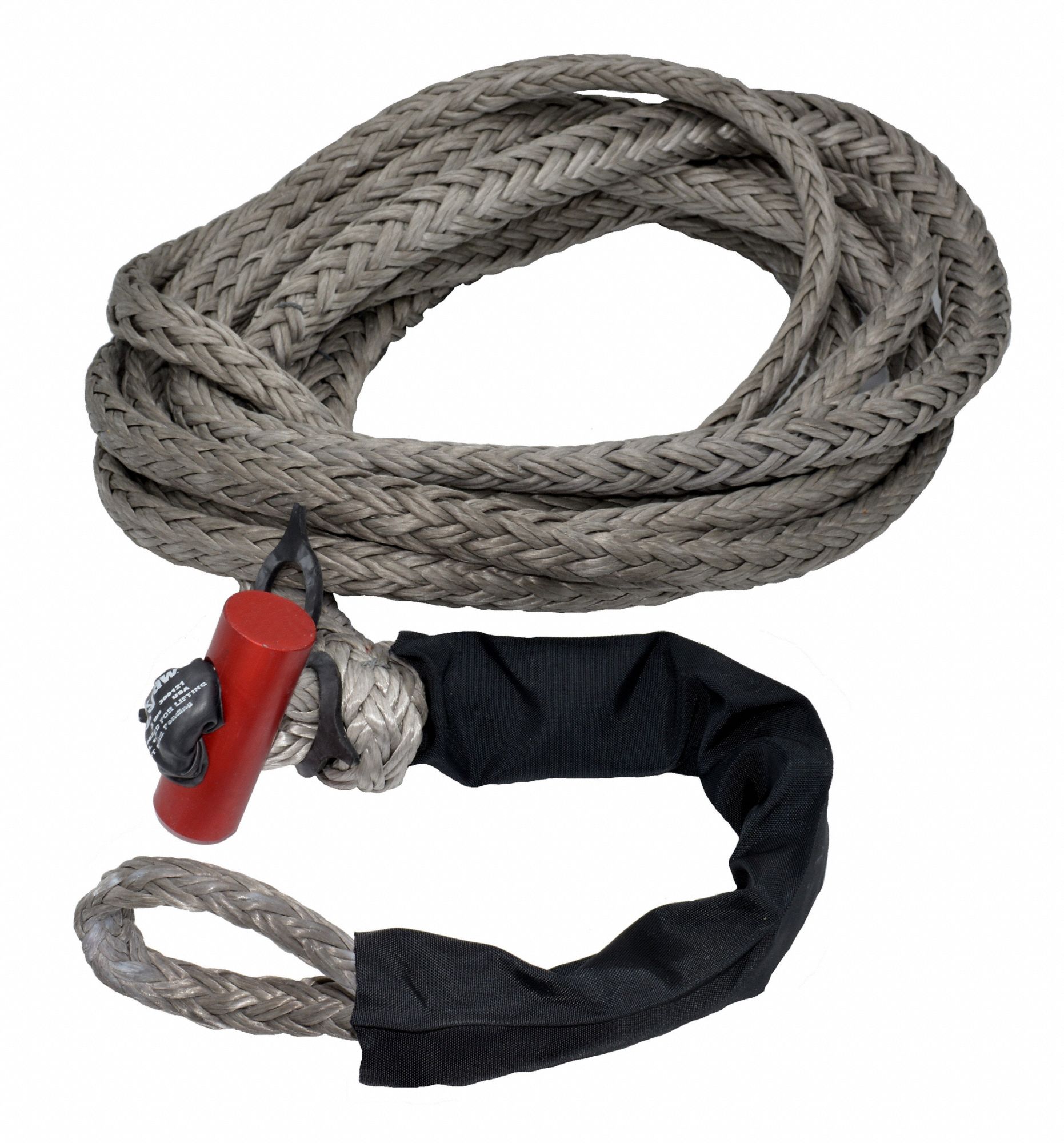 LOCKJAW 25 ft Synthetic Winch Line with 16,933 lb Working Load Limit