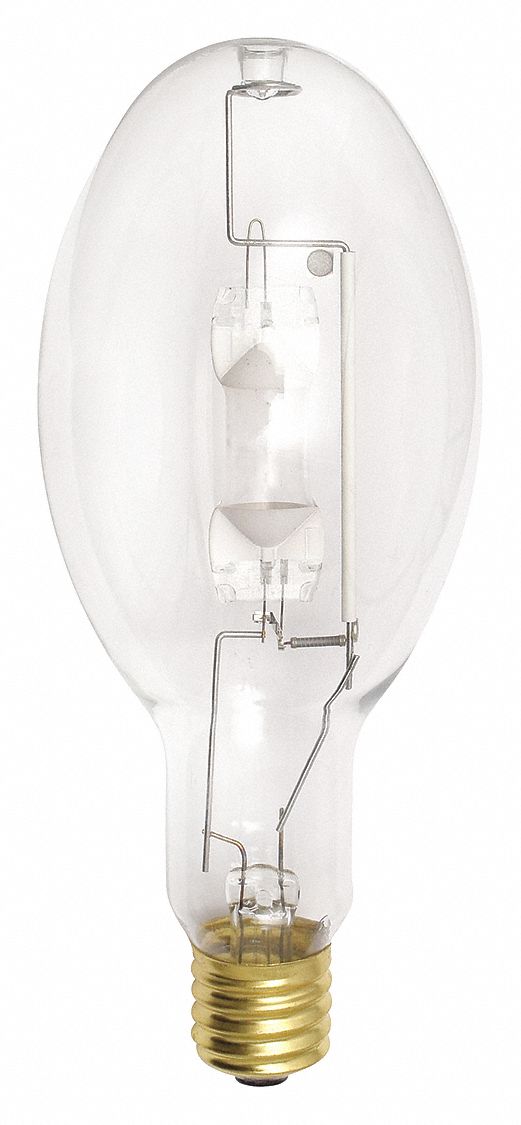 HID Bulb: Universal Burning, ED37, Mogul Screw (E39), 400 W Watt, 4000K,  Metal Halide, 135V