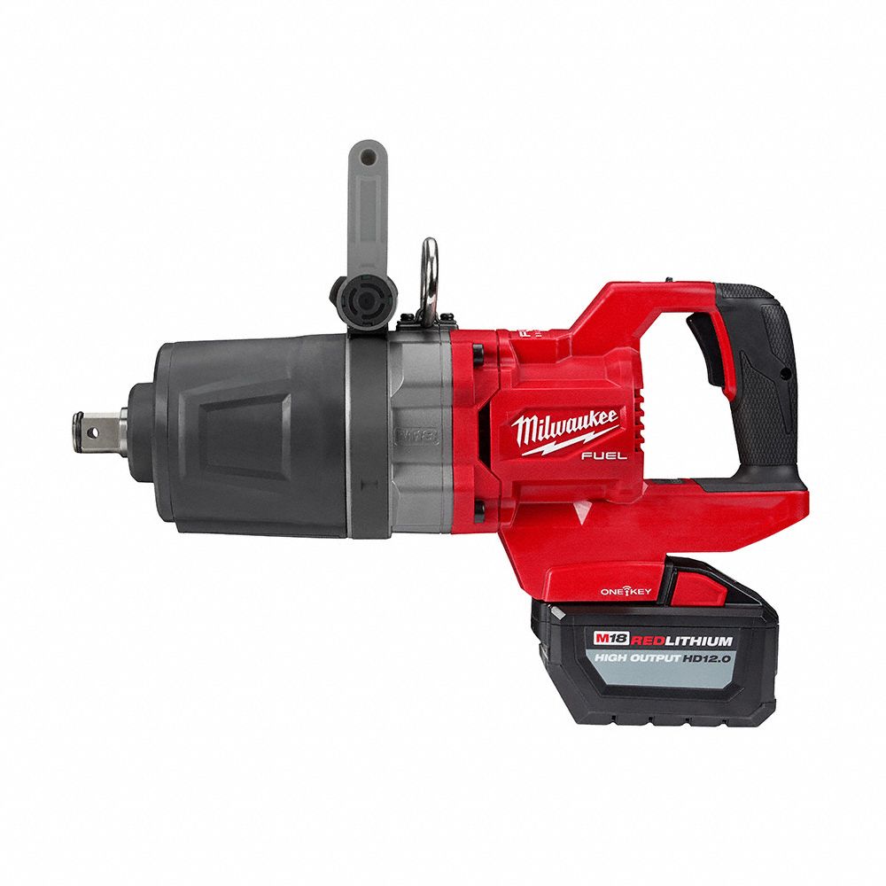 MILWAUKEE Cordless, Impact Wrench Kit, 18V DC, 2,000 ftlb Breakaway