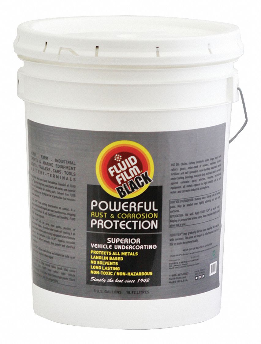 FLUID FILM Corrosion Inhibitor, Wet Lubricant Film, 5 gal Pail - 56GL43 ...