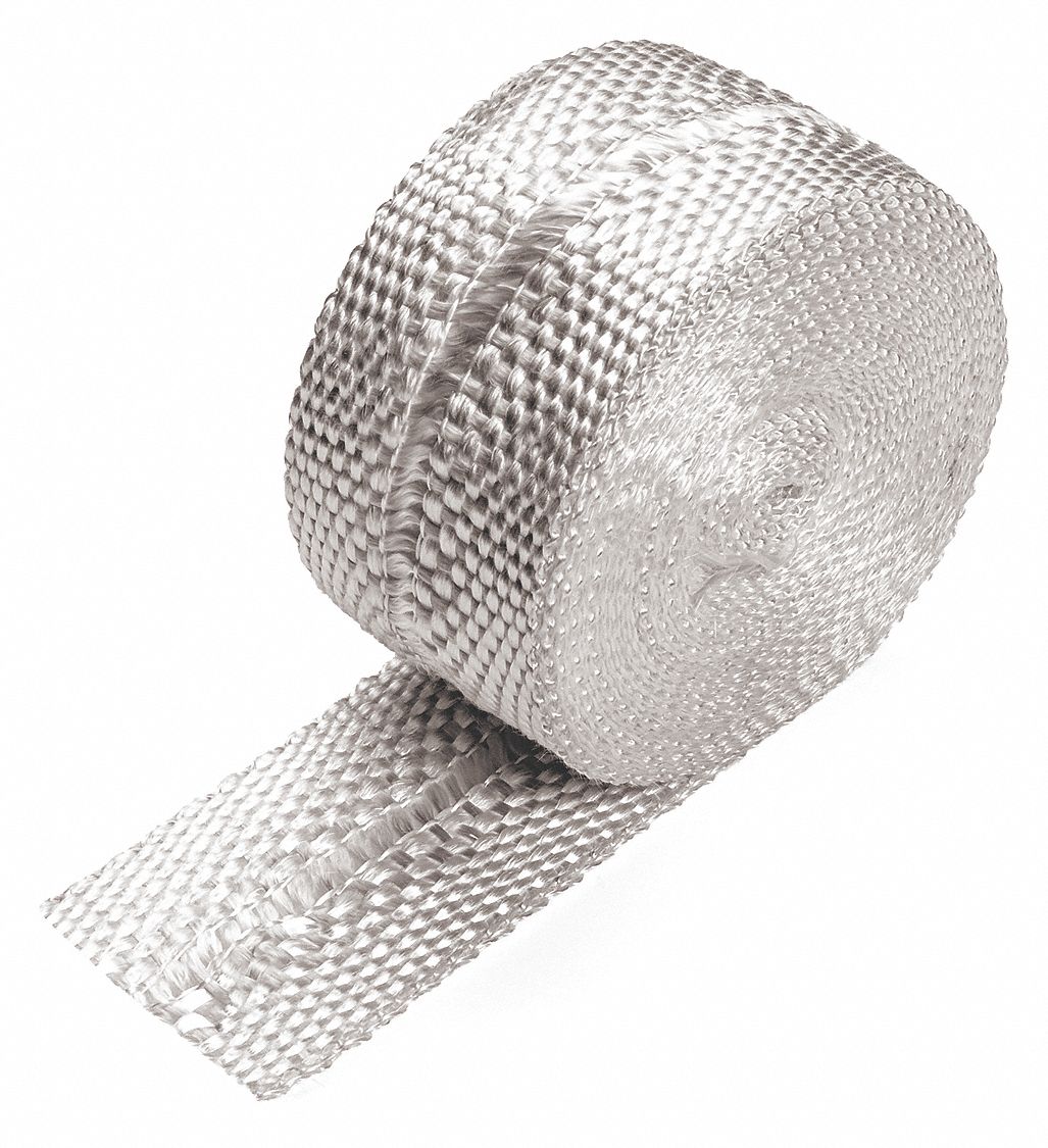 USA SEALING Fiberglass Fabric Gasket Sheet, White 56GV22BULKFF8