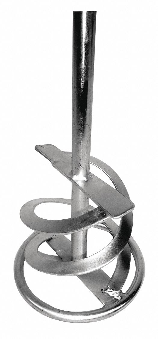 Mixing Paddle With Holes Silver