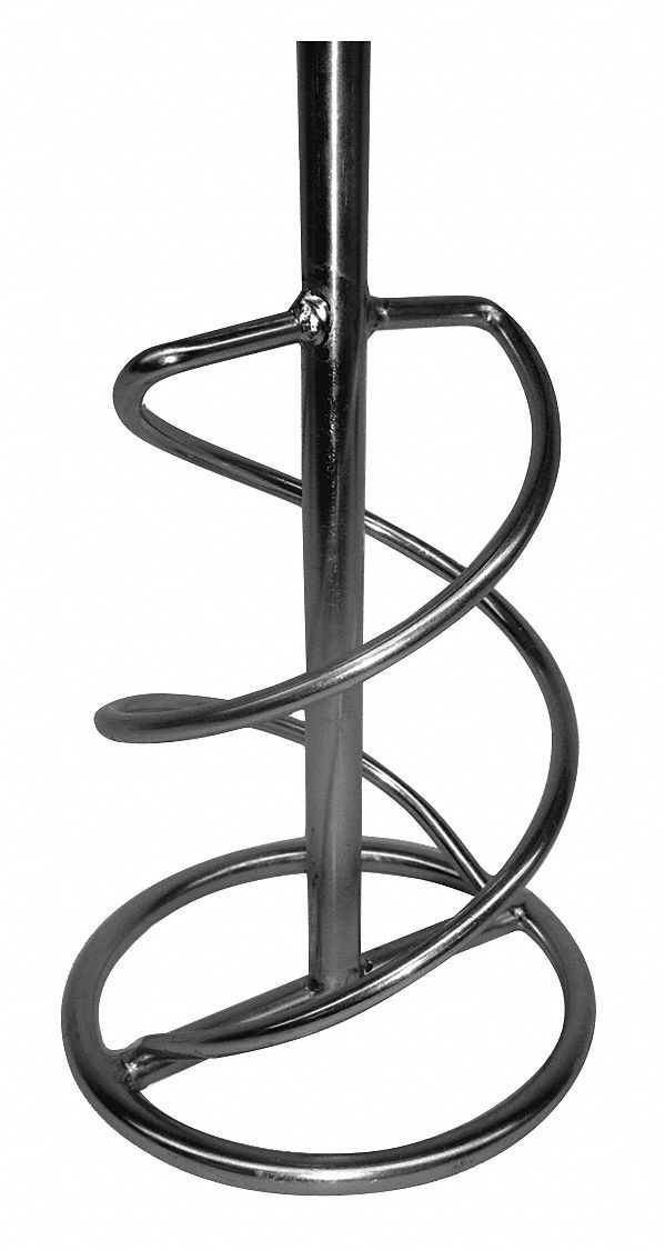 Mixing Paddle With Holes Silver