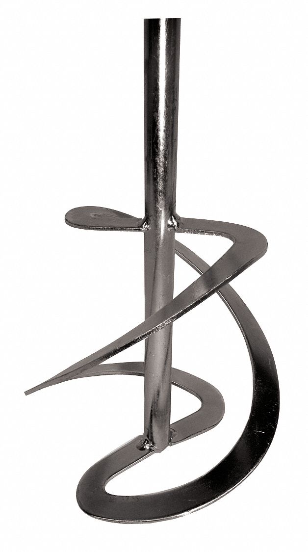 Mixing Paddle With Holes Silver