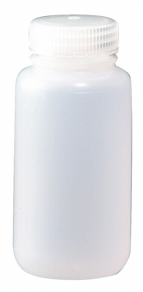 NALGENE, 4 oz Labware Capacity English, HDPE, Bottle 56GW54PLA