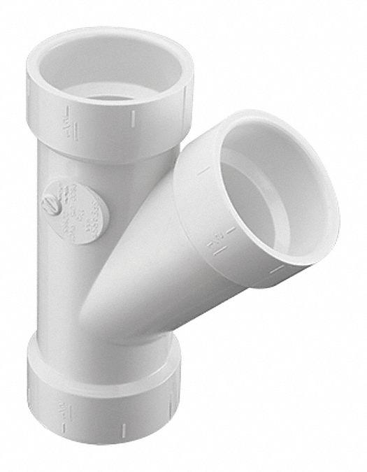 Wye Schedule DWV 6 in Pipe Size Socket