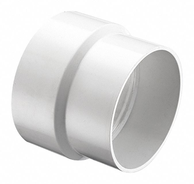 Schedule DWV, 4 in x 4 in Fitting Pipe Size, Adapter 56GX35P117040