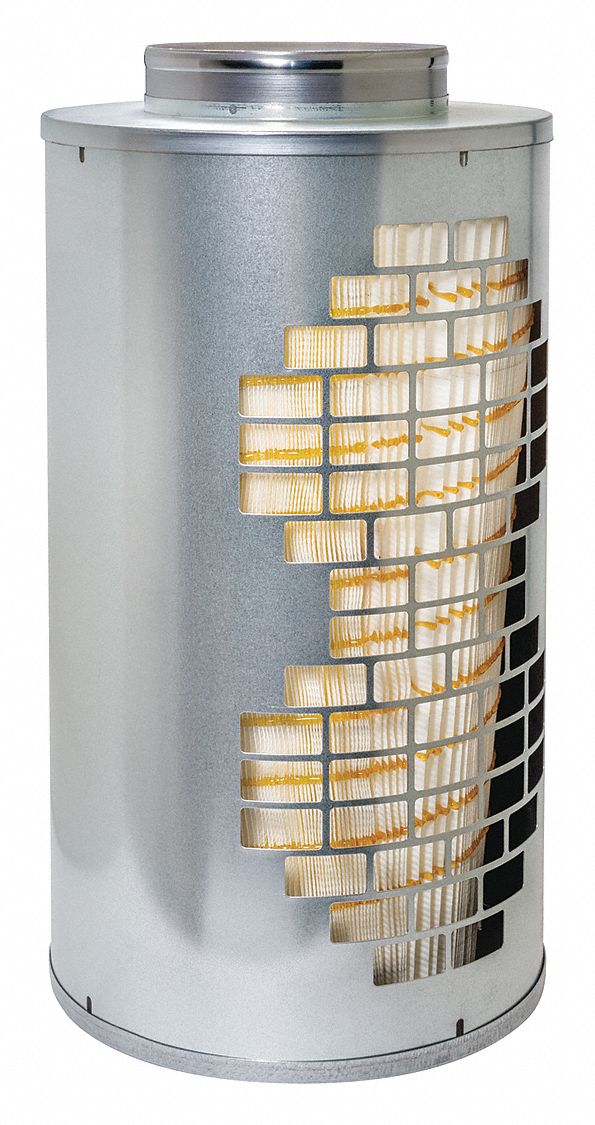 Automotive Air Filter: Engine, Round, 13 1/2 in Outside Dia - Bottom, PA30316