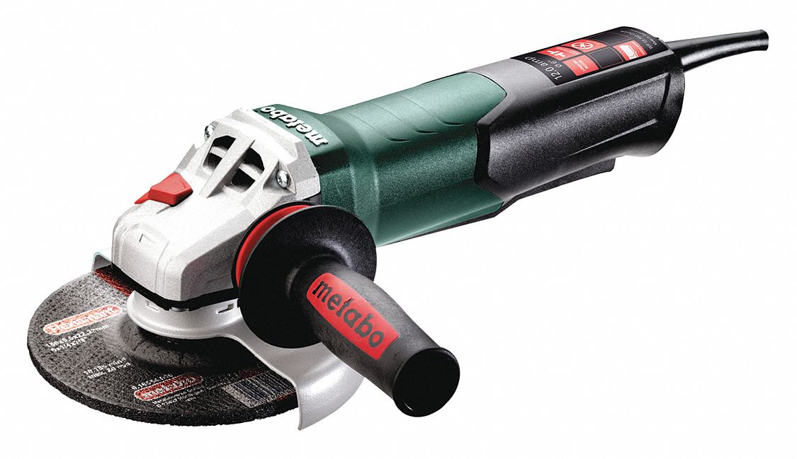 MEULEUSE D'ANGLE, À FIL, 120 V/12 A, 6 PO DIAM, PALETTE, ⅝ PO-11, CORDON DE 8 PI, PRISE BARILLET, STANDARD