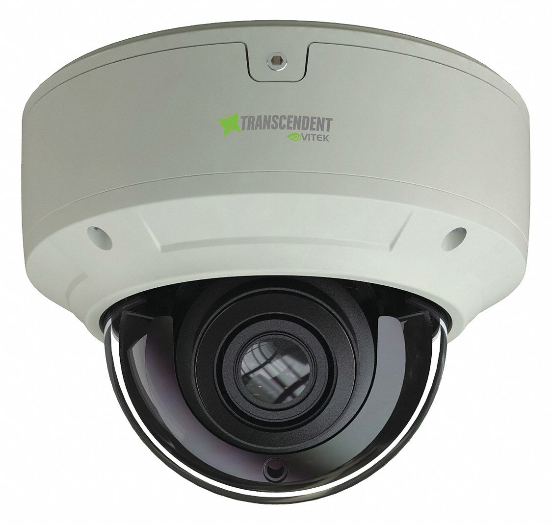 VITEK IP Camera, 4K, Dome, 9W 56HA26VTDTND8RME Grainger